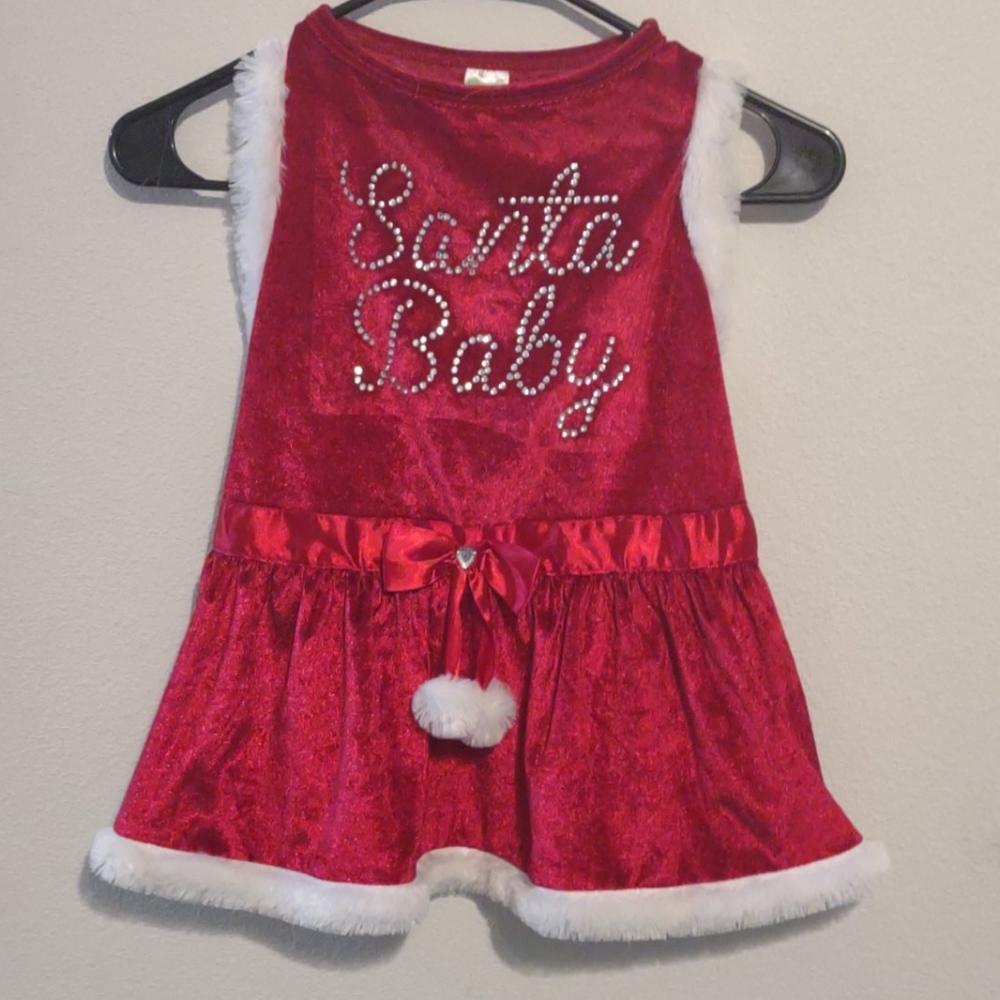 Santa Baby Dog Dress